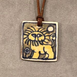 Vintage Karin Og Aase Lion Pendant